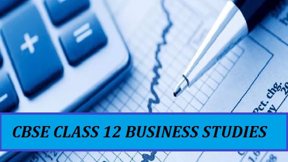 CBSE Class 12 Business Studies